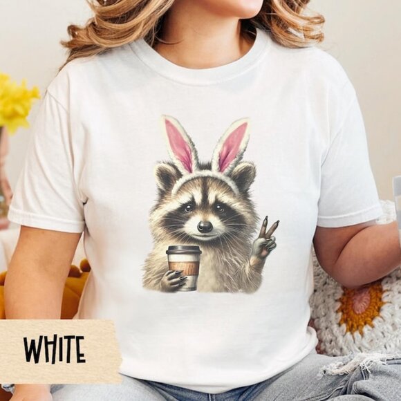 Other - Funny Raccoon Shirt, Easter Bunny Shirt, Raccoon Shirt